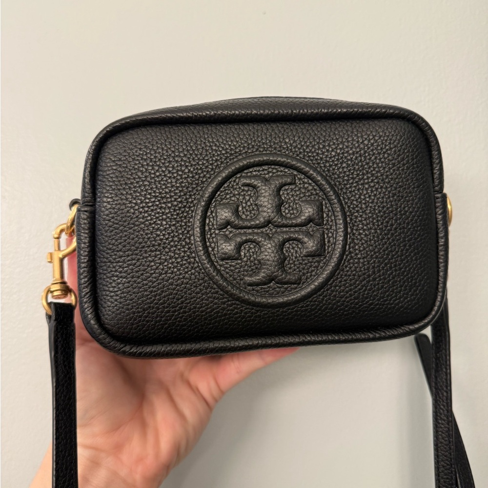 Tory Burch Black Leather Crossbody Bag
